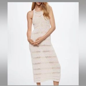 Mango crochet dress